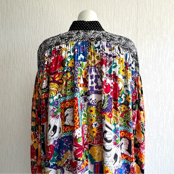 Vintage Suttles & Seawinds Bold Print Duster - Picture 9 of 11